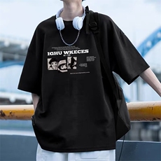 日系cityboy短袖t恤男生夏季2025新款少年感穿搭潮牌潮流半袖上衣，男装T恤，星座218-1（原230）