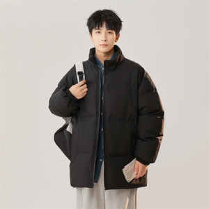 9976-P60 冬季宽松情侣棉衣面包服（八个色）深度库存图片