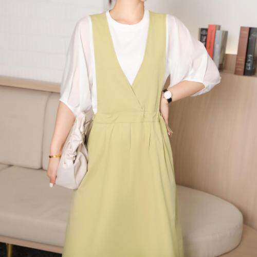 夏季新款背带裙套装，大哦，女装职业装，春信拙源