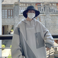 卫衣男2023新款大码连帽卫衣秋ins宽松潮牌外套JK22308-P75控88，男装卫衣，星座605(原A050)