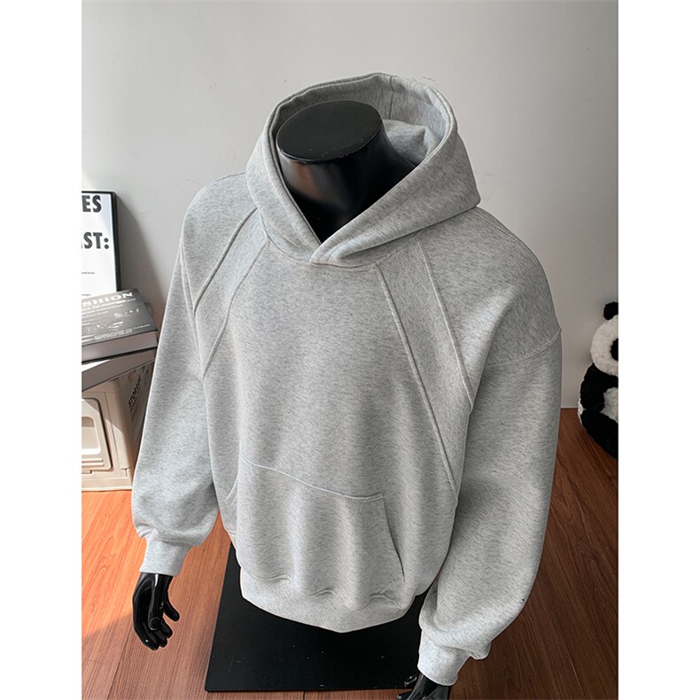 重磅boxy短款全棉450克拉链连帽卫衣套头外套男RH5351-特P50,女装短外套,星座610B-1
