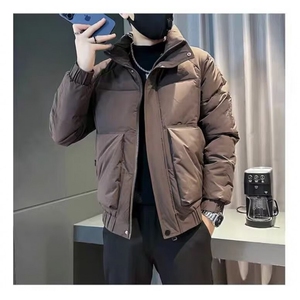 新款休闲棉服男士秋冬反季连帽潮流短款加厚保暖休闲外套图片
