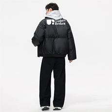 白底抖音直播得物高品质加厚PU皮仿皮棉衣外套M1525P100，男装棉衣，电商C408(原B339-1)