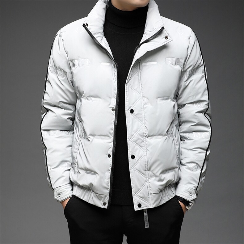 羽绒服男冬季中年男士休闲立领防寒服爸爸冬装上衣BJY08190-P170,男装羽绒服,电商B212（原钱塘6029）