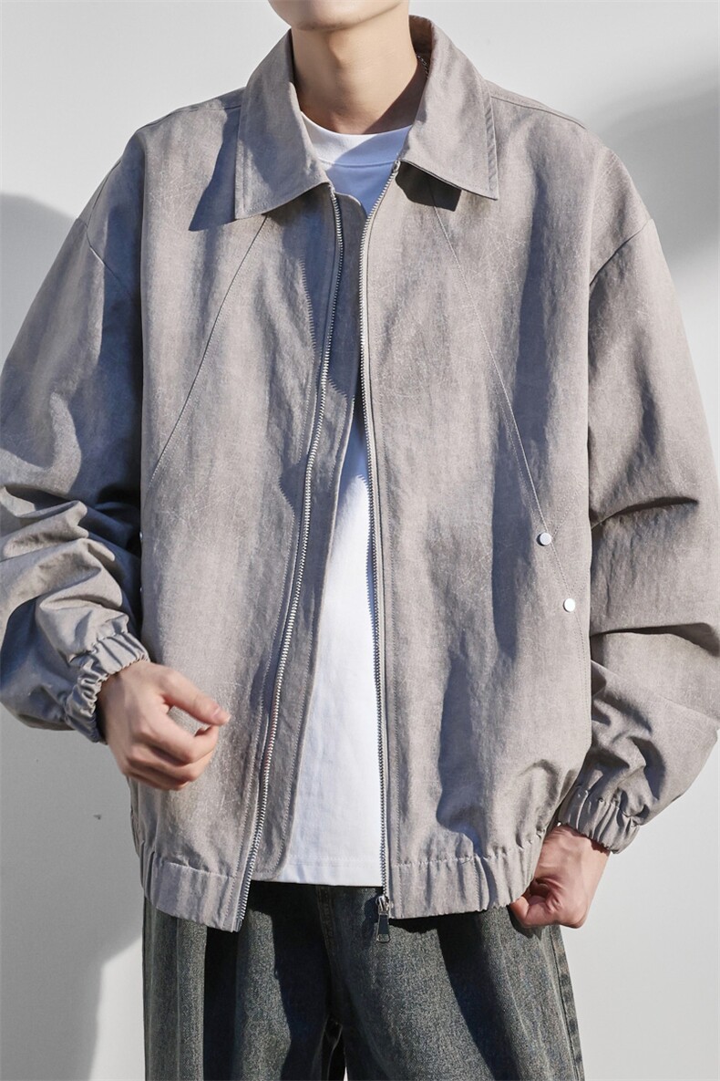 JK8865-P78L-9XL2025秋冬新款大码翻领夹克外套控128,男装夹克,星座109
