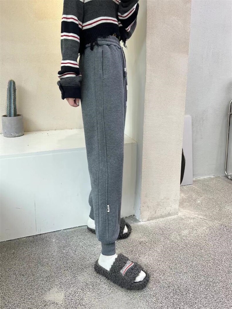 复合奥利绒卫裤，女装休闲裤，nice 奈思