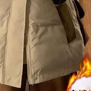 拼接灯芯绒棉服男冬季连帽棉袄2025新款潮牌棉衣痞帅工装外套图片