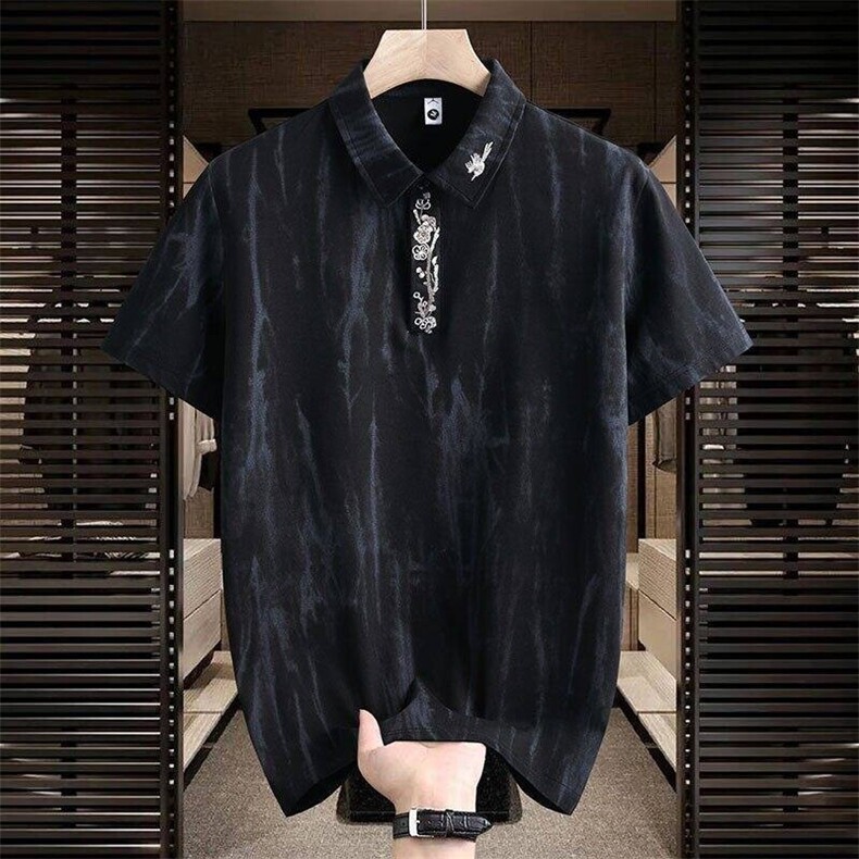 25060-P40夏季时尚休闲T恤男POLO衫 欧货潮牌商务休闲短袖T恤图片