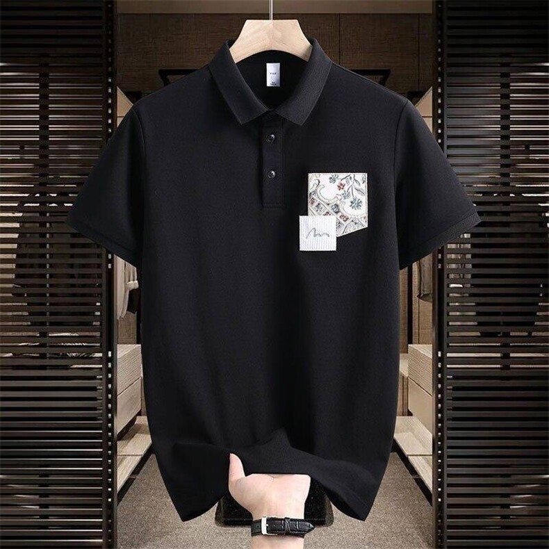 25087-P40夏季时尚休闲T恤男POLO衫欧货潮牌商务休闲短袖T恤,男装Polo衫,电商D310B-1
