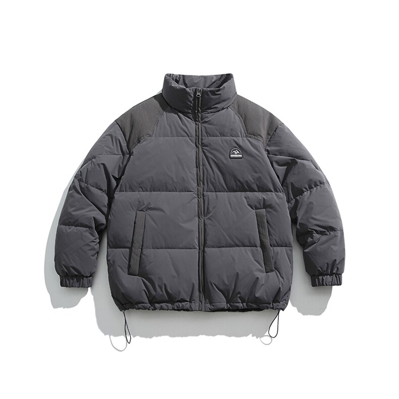 外27-2日系拼接胸口贴标羽绒服90白鸭绒(新标)YR02-P235,男装羽绒服,新杭派外27-2