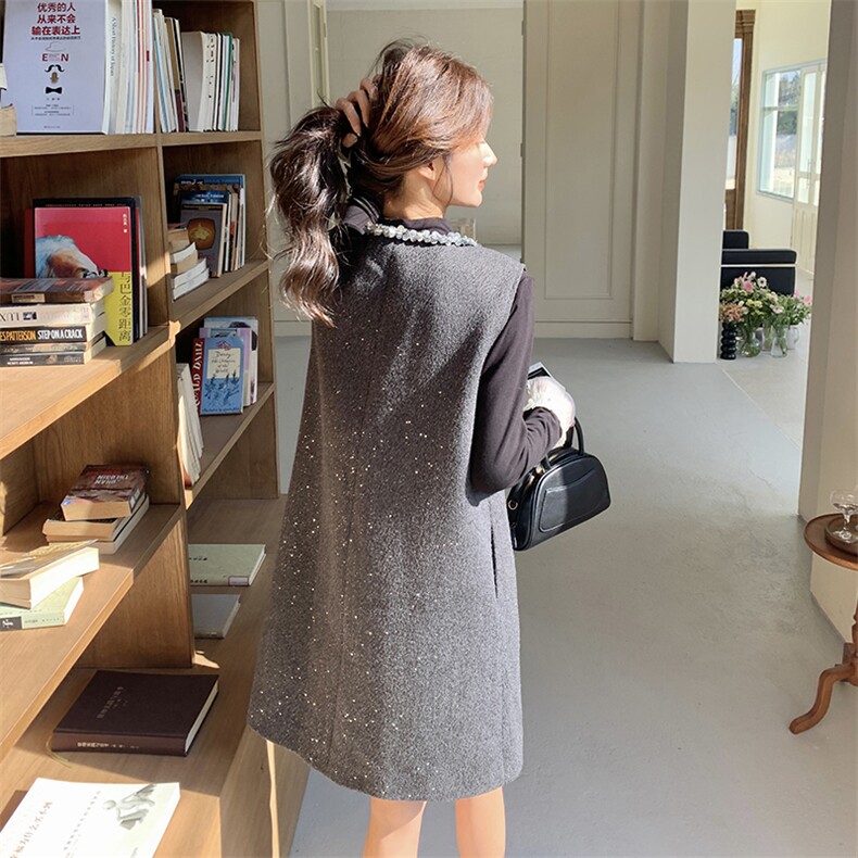 新款现货主推小香风背心裙二件套2501-P175-K258,女装套装/套裙,2C129