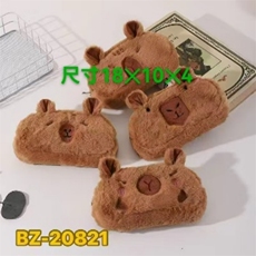 水豚手提包精品毛绒包包可爱卡皮巴拉