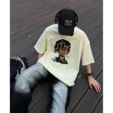 量大优供抖音视频支持得物配合二开美式满天星亮片短袖T恤MTX226，男装T恤，电商A486