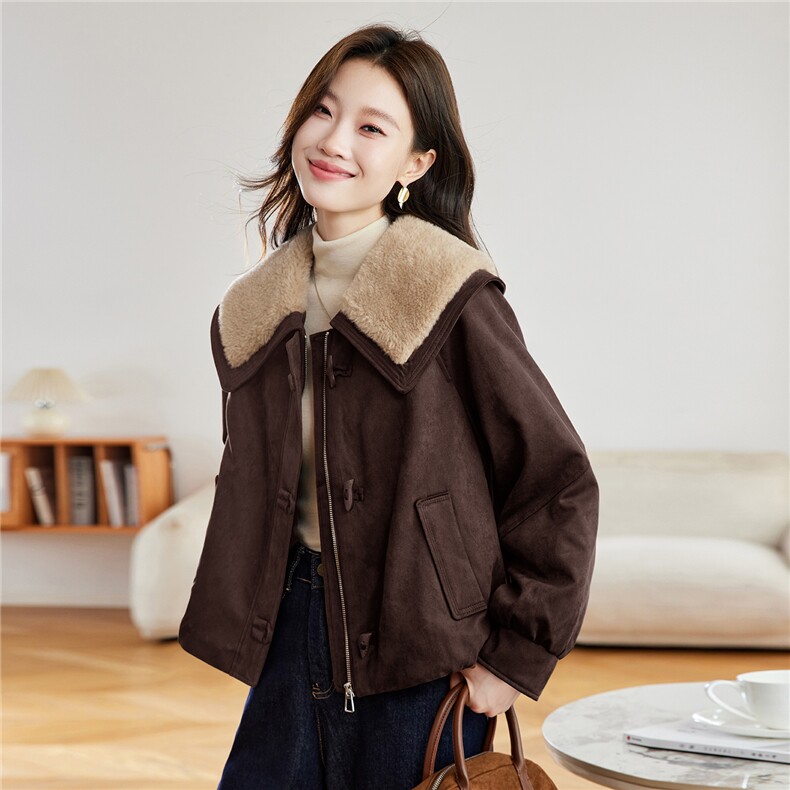 现货！2025冬季新款夹棉加厚棉衣棉服,女装棉衣/棉服,慕咨
