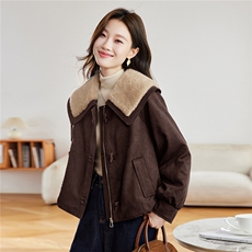 现货！2025冬季新款夹棉加厚棉衣棉服，女装棉衣/棉服，慕咨