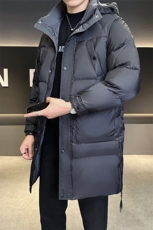 冬季新款中长款羽绒服男连帽可脱卸保暖外套B321-YR988-P215，男装羽绒服，电商B321-1