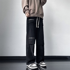 K05-P40日系复古灯芯绒设计感直筒裤，男装休闲裤，星座1501-1