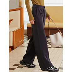 2025年秋季直筒裤垂感时尚百搭通勤简约休闲，女装休闲裤，致织羊绒