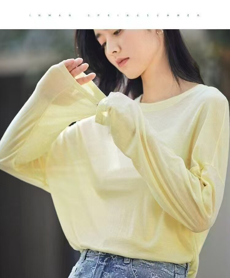 进口天丝糖果防晒衣,女装防晒衣,艾米娇羊绒