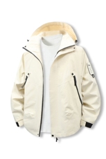 25新款男士山系风连帽工装外套冲锋衣男女防风户外登山服2518-P40，男装夹克，星座1402-1