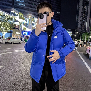 社会小伙男士冬季棉衣立领潮流贴标棉服个性棉袄A266-P04-P65图片