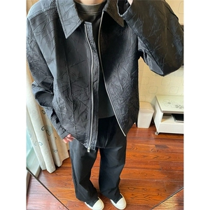 cleanfit外套男春秋高级感痞帅棒球服美式bomber夹克LJK6022-P58图片