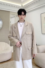 早春制小香风香槟金色亮丝西服男时尚复古风上衣A452，男装西服，电商A452