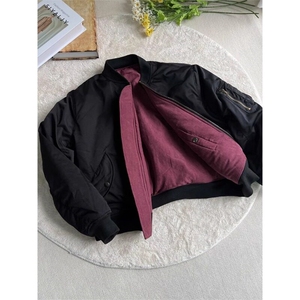 【有货】红内棉服双面穿ma1飞行服夹克棒球服外套 MY9022 特P95图片