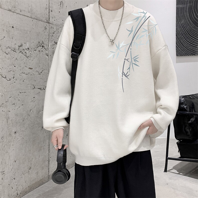 半高领毛衣男大码胖子针织衫毛线衣M18393-P45加绒款-P65,男装针织衫/毛衣,电商A040