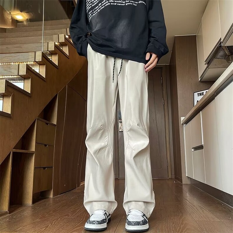 美式机能冲锋裤男春秋款软壳防风防水直筒休闲裤子潮牌M685/P40,男装休闲裤,星座506