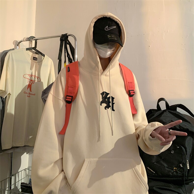 ！发泡印花！连帽圆领卫衣男装港风帽衫男LM119-P35,男装卫衣,电商B367