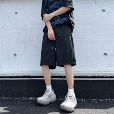 高品质夏款男短裤满天星宽松休闲五分裤D39P33，男装牛仔裤，星座1013-1