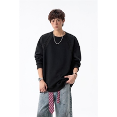秋季新款300g华棉解构长袖卫衣男W50982特P23W50982J加绒特P27，男装卫衣，电商A001