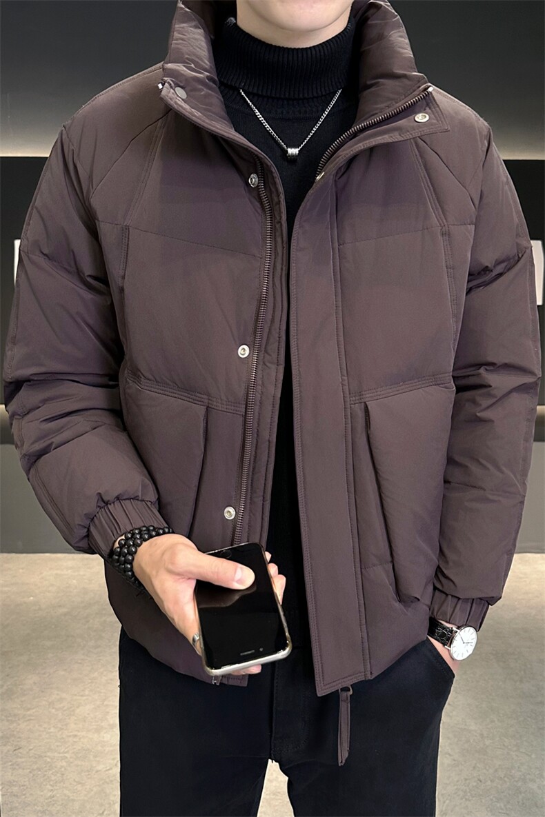 冬季店主羽绒服简约时尚保暖品质数据款简约外套男YR8005-p160,男装羽绒服,电商D327