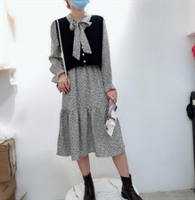 2件套连衣裙，女装连衣裙，时代公主