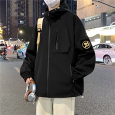 2025秋季新款宽松连帽多口袋夹克休闲外套A436-D1205-P65，男装夹克，电商A436
