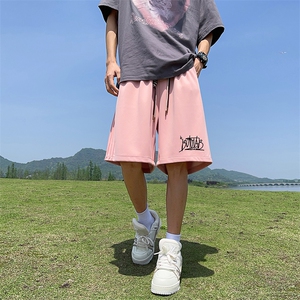 已注册直播抖音得物品质三条杠运动男五分休闲短裤K307P30图片