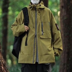A735-P60 美式机能户外冲锋衣外套男款春秋2023新款百搭休闲夹克图片