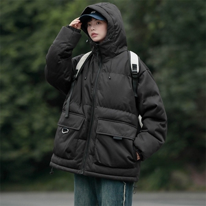 冬上新加棉加厚棉服中性休闲连帽棉衣外套男女 8333-P115控价158图片
