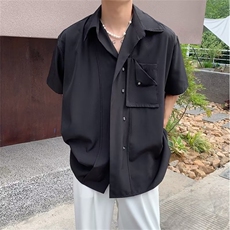 夏季新款衬衫潮流慵懒男方领衬衫C681P38，男装衬衫，星座1116-2