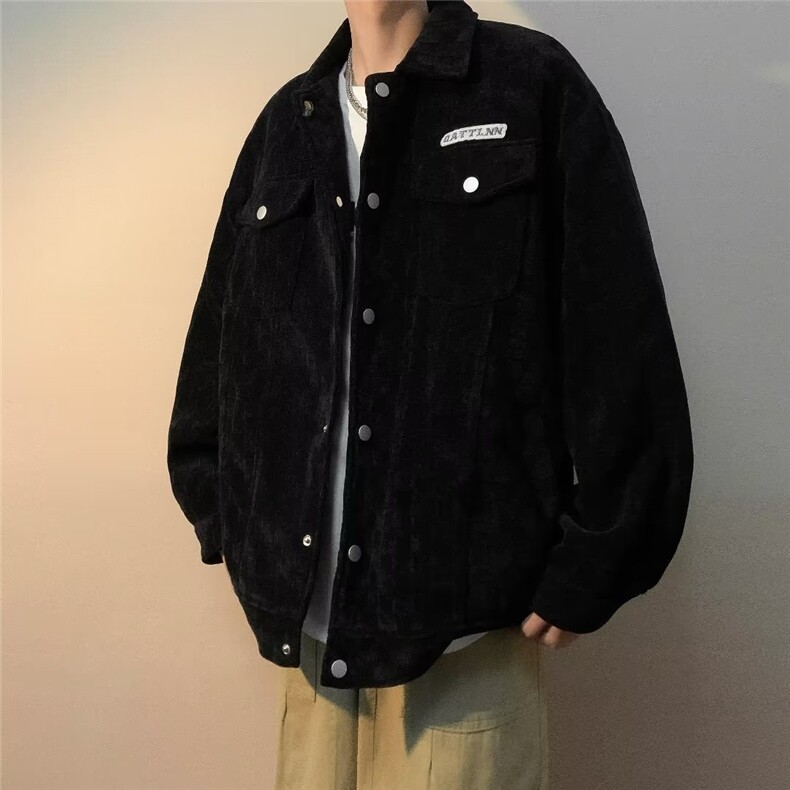 2023男春秋情侣宽松小香风面料双层W9228P52图片