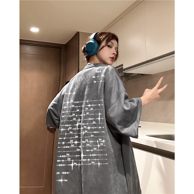 2026夏季新款麂皮绒得物抖音品质印花短袖T恤djp265-特批23控39,男装T恤,星座605(原A050)