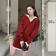 新款2026早春韩系针织套装6202-P160-K238，女装套装/套裙，2C057