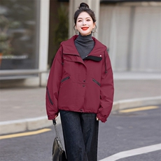 时尚新款冬季女装宽松休闲连帽羽绒棉棉衣外套，女装棉衣/棉服，江南富贵女