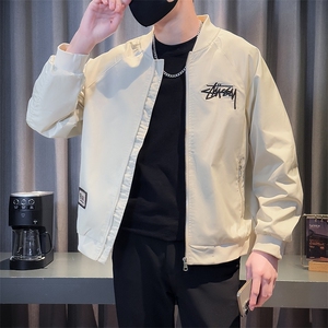 9909-P98 控138 春季新款社会小伙潮店主风夹克男图片