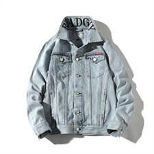 春季牛仔夹克男士外套春秋季新款韩版潮流修身衣服男装8163-P85，男装夹克，电商A318
