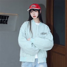 F6012女短款浅绿色