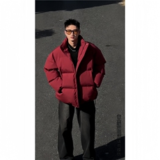 东北过冬青少年羽绒棉服男款冬季美式oversize外套高街痞帅面包服，男装棉衣，星座506A