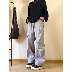 A178秋冬季新款工装裤直筒宽松复古潮牌裤子XK423P45限价65，男装工装外套，电商A178