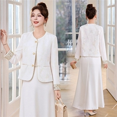 新中式G风外套女2026春季新款复古刺绣提花设计感时尚气质外套，女装西装，时尚俏佳人